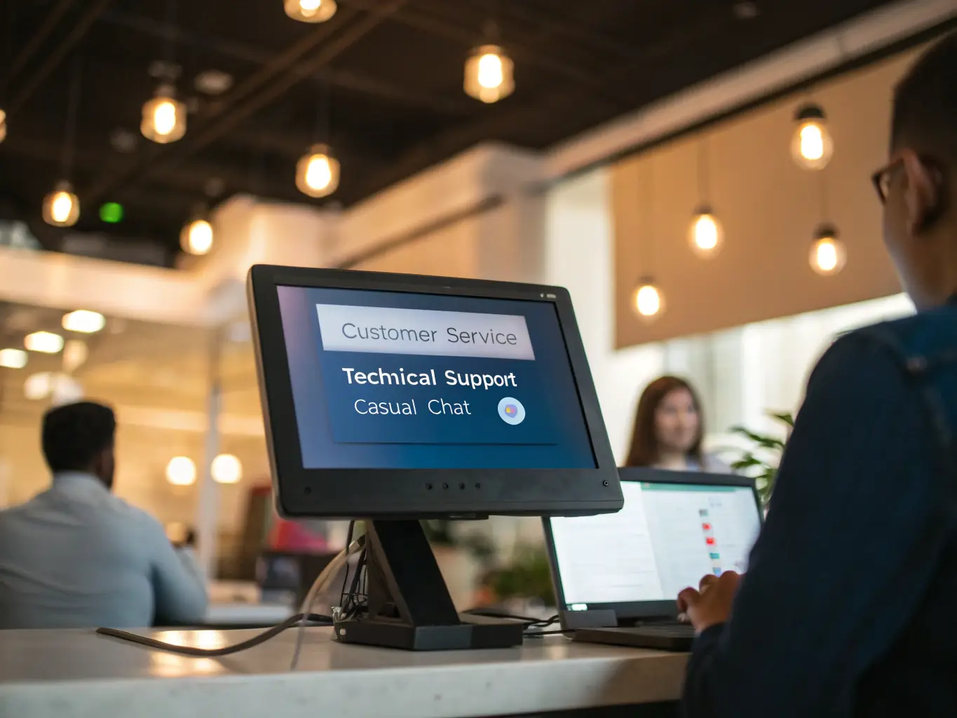 A clean, modern interface showcasing IntraAI's chatbot integration process, highlighting its ease of use and efficiency.